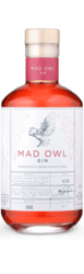 Mad Owl Gin Likør Rhubarb - Thornæs Distilleri - Dansk - Slagelse Vinkompagni