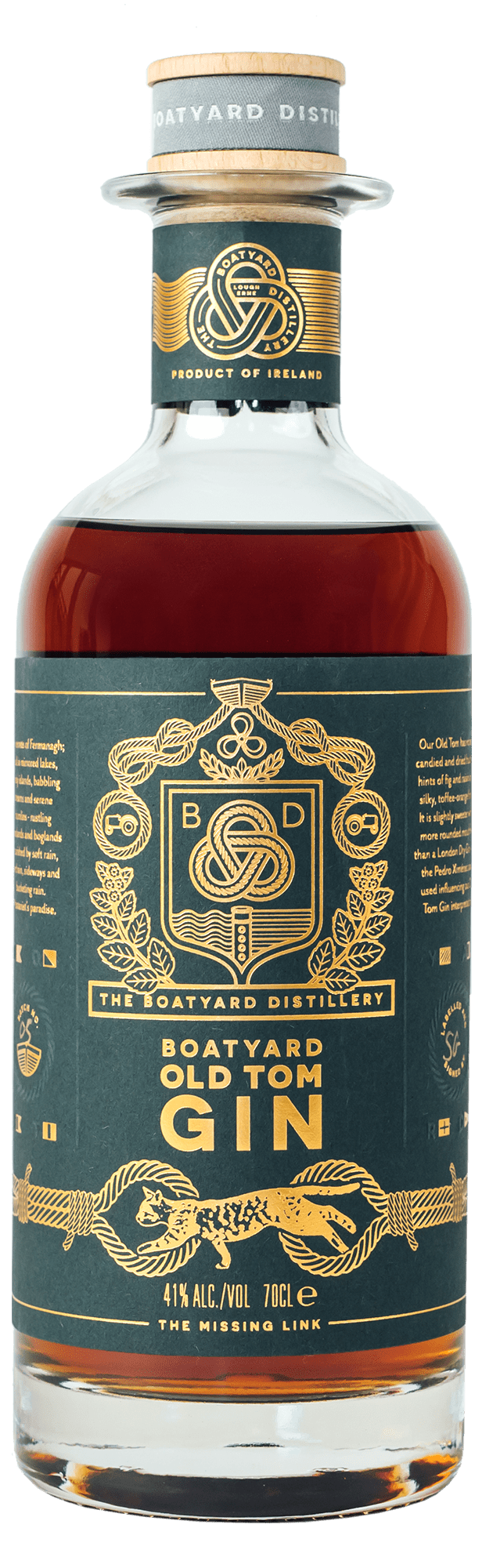 Boatyard Gin Old Tom Gin Px Sherry fade Irland