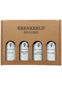 Krenkerup Øl Gavekasse med 4 fl. á 50 cl. - Slagelse Vinkompagni