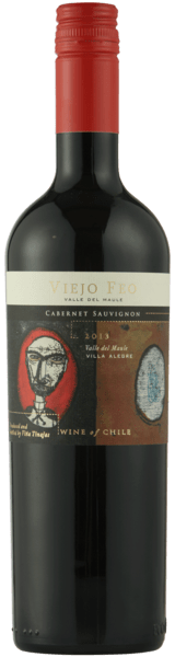 VIEJO FEO Cabernet Sauvignon 2016 - VinaTinajas Maule Valley chilensk rødvin