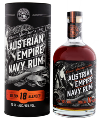 Austrian Empire Navy Rum 18 års solera - Barbados 40 % alkohol