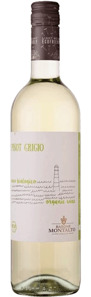 Barone Montalto Pinot Grigio IGT Organic  - Slagelse Vinkompagni