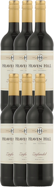 Heaven Hill ZINFANDEL Lodi  - STORKØB 6 Flasker - californisk rødvin