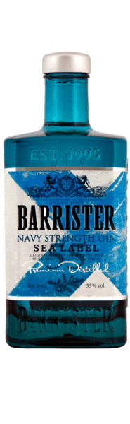 Barrister gin - Navy Strength (55% alk.)