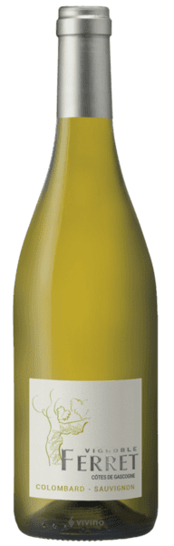 COLOMBARD SAUVIGNON BLANC VIGNOBLE FERRET COTES DE GASCOGNE - Slagelse Vinkompagni