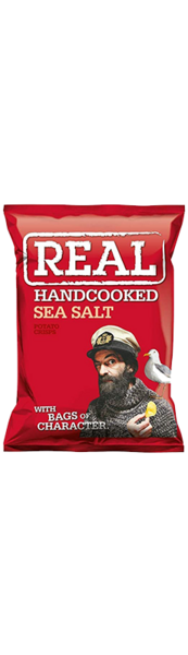 REAL Handcooked Sea Salt - Chips - Slagelse Vinkompagni