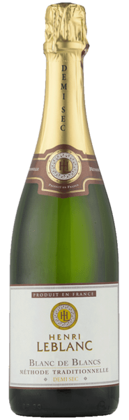 Cremant Henri Leblanc Blanc de Blancs Demi Sec - Slagelse Vinkompagni