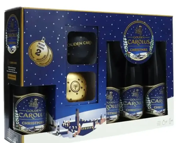 Gouden Carolus Christmas Gaveæske - Slagelse Vinkompagni