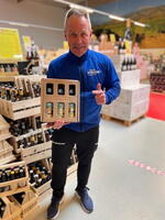 Ølkasse LEV Team Rynkeby Sponsor 3 flasker