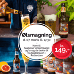 Ølsmagning - Fredag d. 07. marts 2024