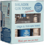 Gin Baladin gaveæske m/5 tonic – 70 cl. – 43%
