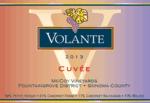 Volante CUVEE McCoy Vineyards Sonoma County 2013